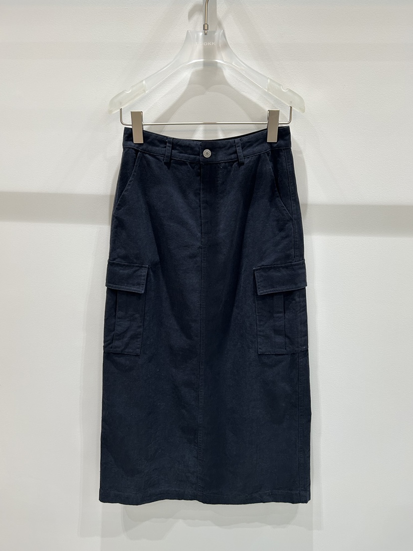 LOOKK韓國直郵㊣女裝新品職業推薦25秋冬休閑熱賣人氣時尚長裙LOOKK長裙圖色3