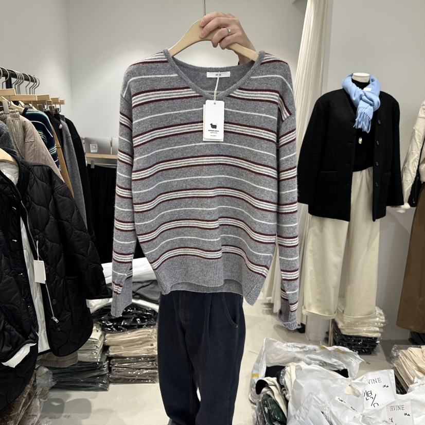 IRVINE東大門㊣代購女裝新款熱賣推薦休閑職業25秋冬針織衫IRVINE針織衫圖色2