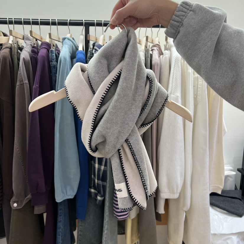 SPAGHETTI韓國代購㊣女士新款真品時尚熱賣職業人氣圍巾披肩spaghetti圍巾/披肩