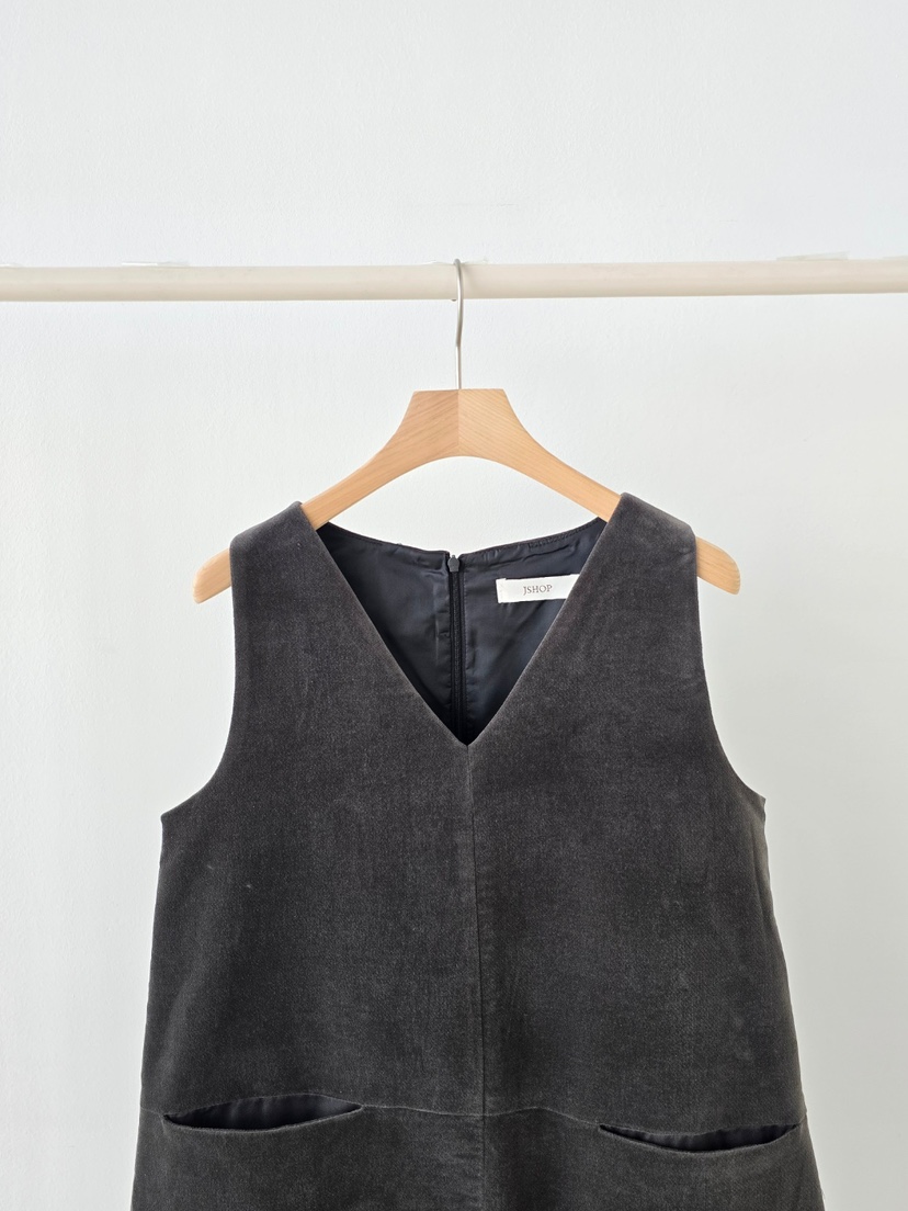 J SHOP東大門㊣實拍女裝新款人氣休閑25秋冬真品連衣裙羅紋J_SHOP連衣裙