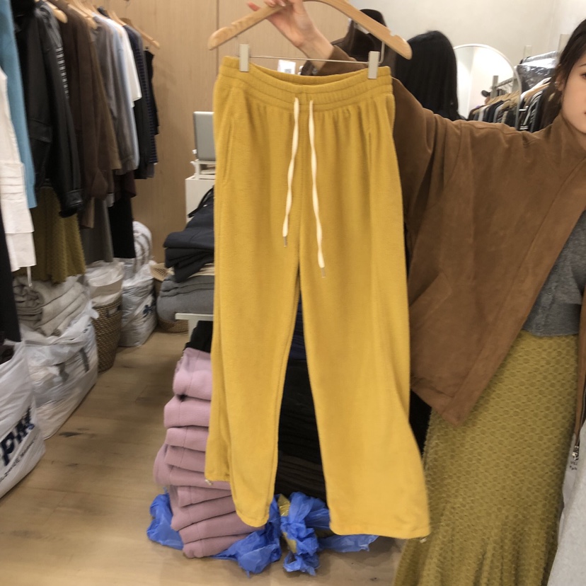 VILLABUTTON東大門㊣代購女裝新款推薦休閑熱賣人氣25秋冬休閑褲VILLABUTTON休閑褲圖色2