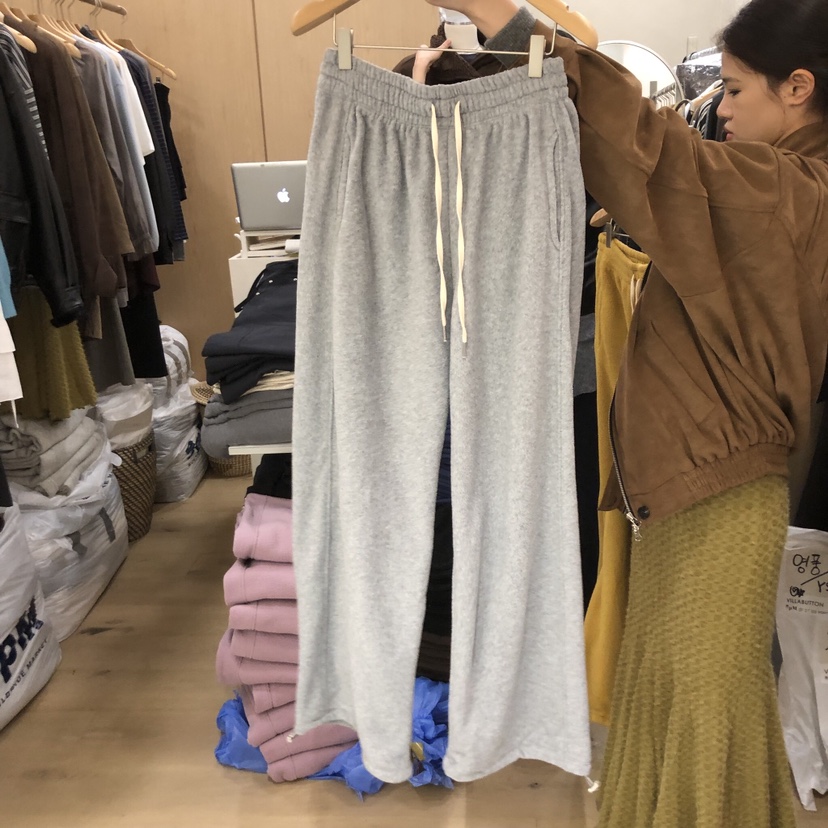 VILLABUTTON東大門㊣代購女裝新款推薦休閑熱賣人氣25秋冬休閑褲VILLABUTTON休閑褲圖色3