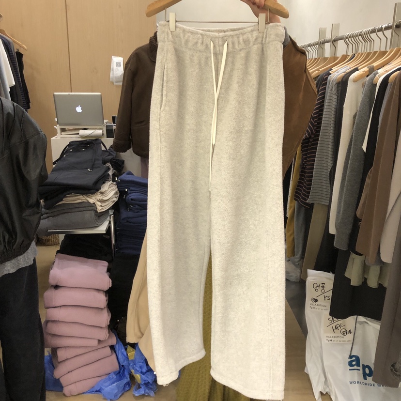 VILLABUTTON東大門㊣代購女裝新款推薦休閑熱賣人氣25秋冬休閑褲VILLABUTTON休閑褲圖色4