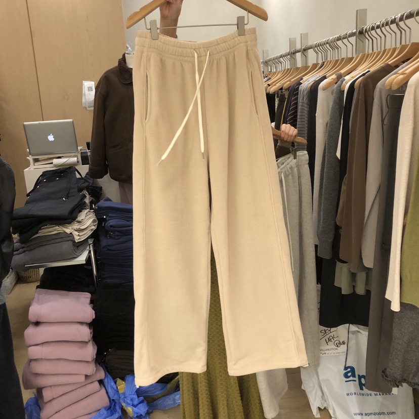 VILLABUTTON東大門㊣代購女裝新款推薦休閑熱賣人氣25秋冬休閑褲VILLABUTTON休閑褲圖色5