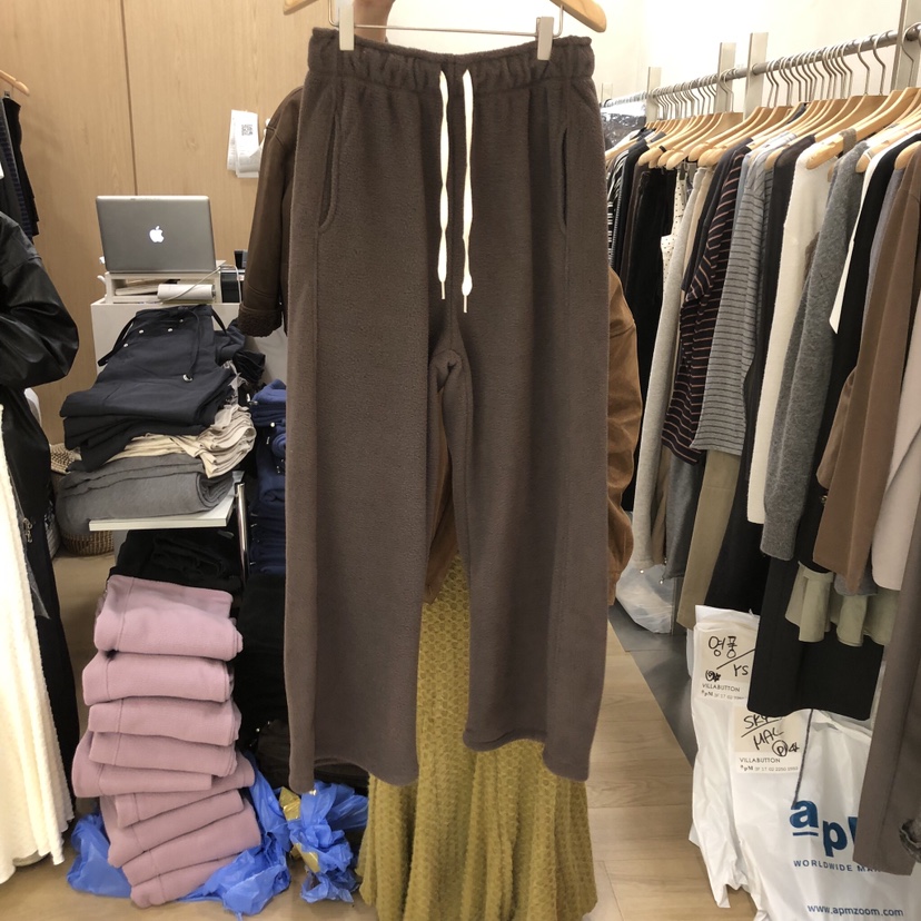 VILLABUTTON東大門㊣代購女裝新款推薦休閑熱賣人氣25秋冬休閑褲VILLABUTTON休閑褲圖色6