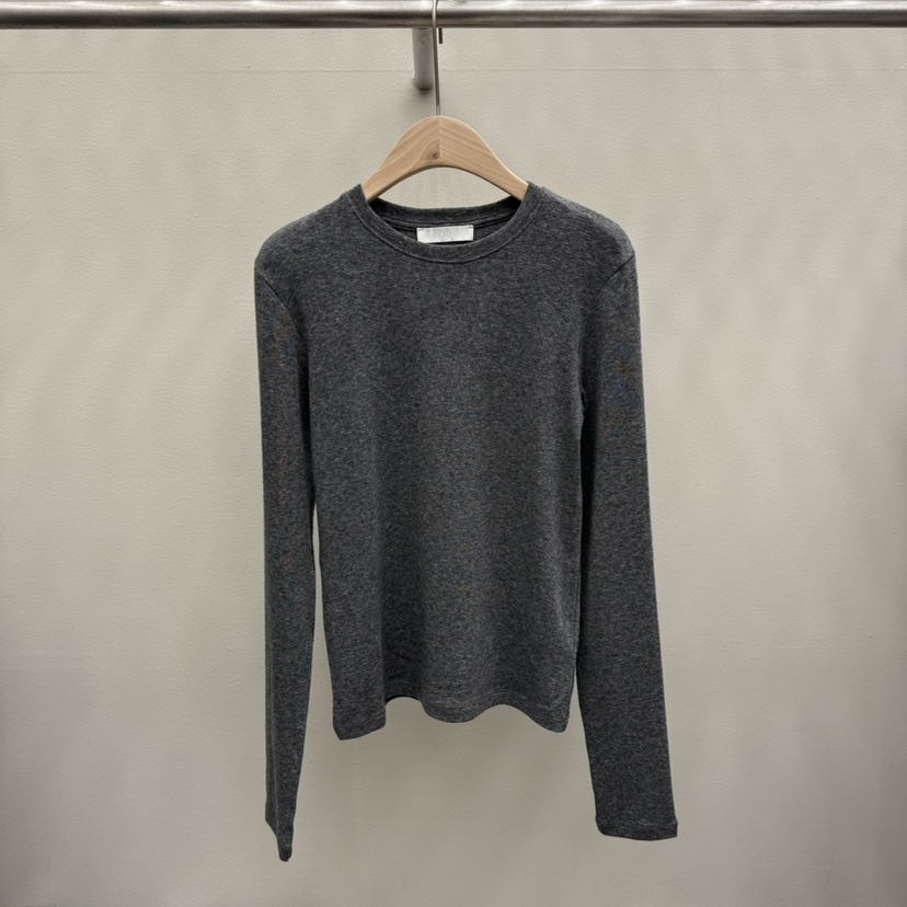 EOOB/LAMEREI韓國代購㊣女士新品職業時尚真品長袖T恤羊毛EOOB/LAMEREI長袖T恤圖色3墨色