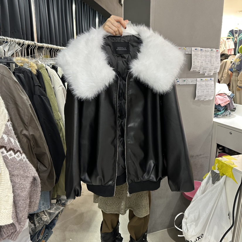 MOMAZU韓國直郵㊣女士新款休閑真品25秋冬職業人氣熱賣夾克鵝MOMAZU夾克