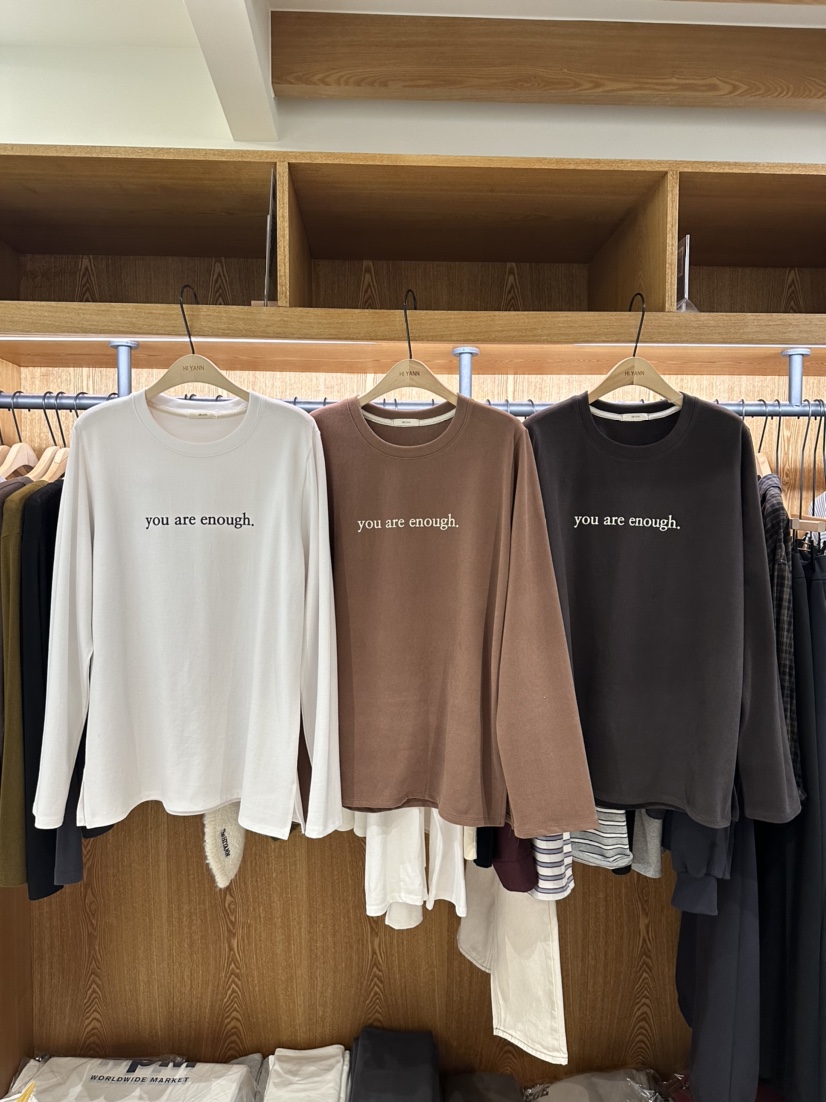 HI YANN東大門㊣代購女士新品人氣職業熱賣真品推薦長袖T恤HI YANN長袖T恤