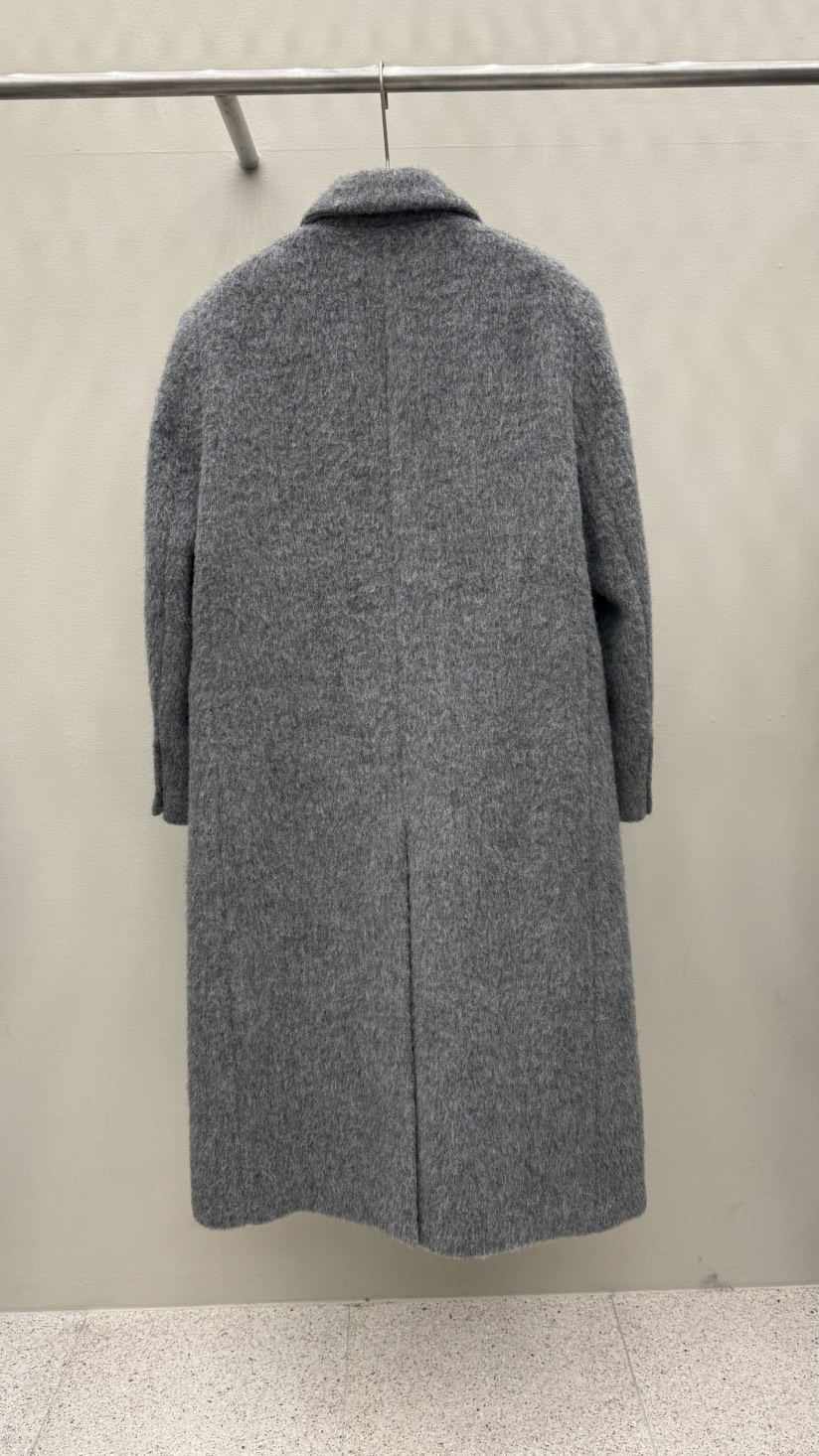 EOOB/LAMEREI韓國代購㊣女裝新品職業推薦中長款大衣羊駝長款EOOB/LAMEREI中長款大衣