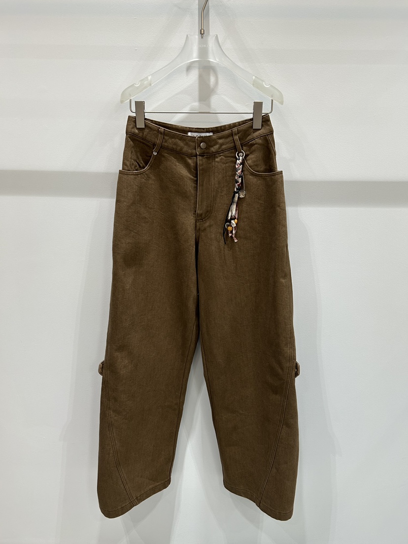 LOOKK東大門㊣直郵女士新款人氣真品職業推薦熱賣牛仔褲含飾品LOOKK牛仔褲圖色2