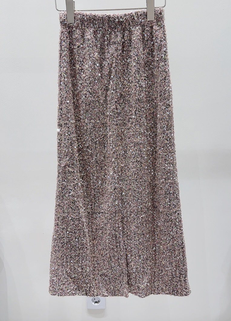 AWESOME-P韓國代購㊣女士新品職業真品時尚人氣長裙粗花呢AWESOME-P長裙