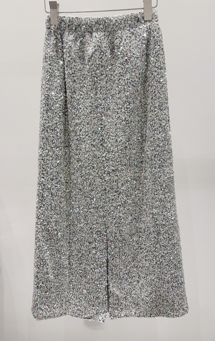 AWESOME-P韓國代購㊣女士新品職業真品時尚人氣長裙粗花呢AWESOME-P長裙