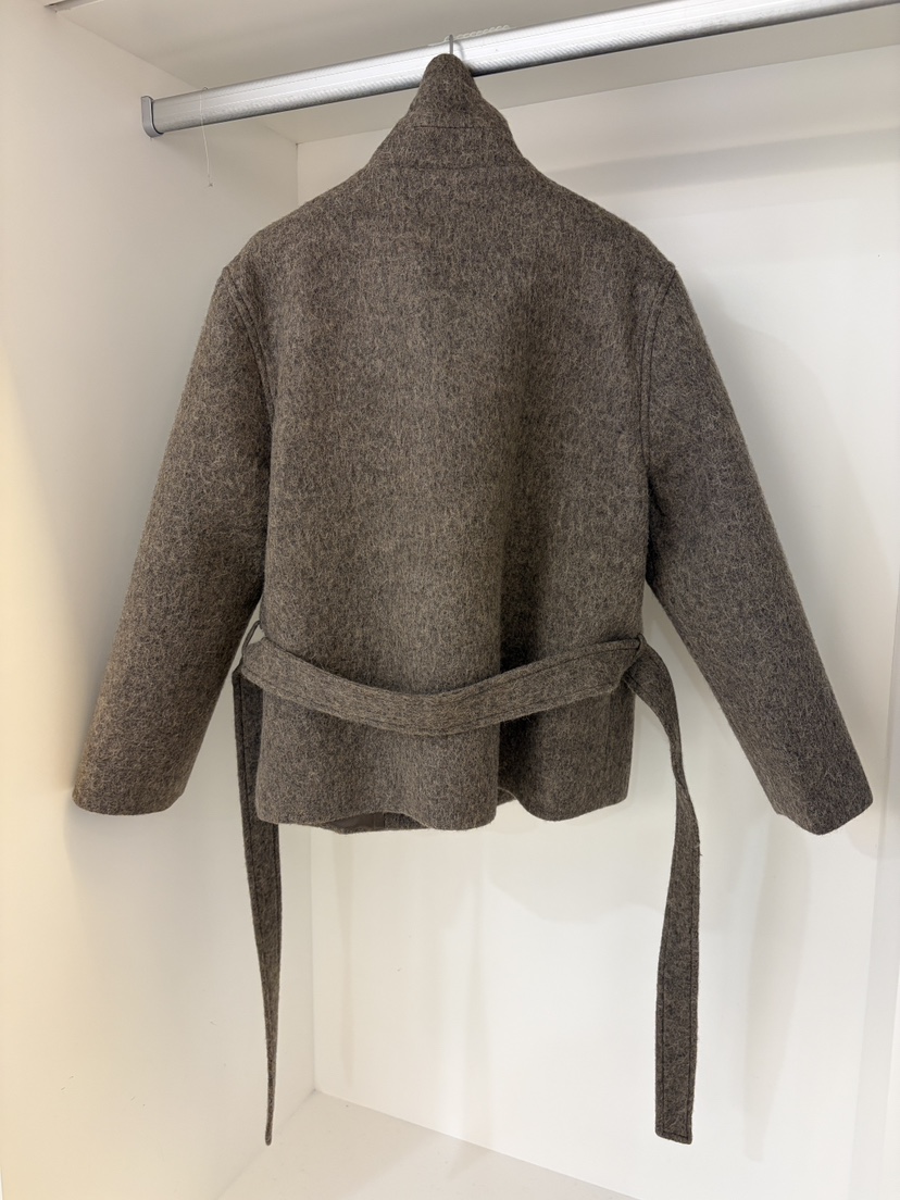 NORMAL東大門㊣代購女裝新品時尚休閑人氣熱賣推薦夾克含腰帶NORMAL夾克