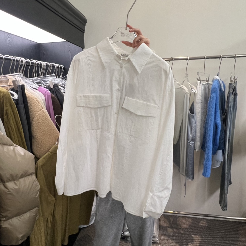 MORE THAN YESTERDAY/LOVE YOU SO MUCH東大門㊣實拍女裝新品職業襯衫蕾絲衫LYSM/MORE THAN YESTERDAY襯衫/蕾絲衫圖色2