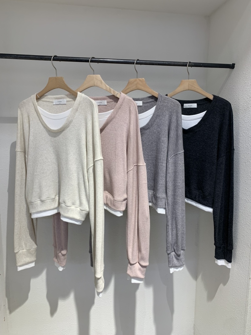 IR BIEN/BIENBIEN東大門㊣直郵女裝新品休閑熱賣衛衣假兩件IR BIEN/BIENBIEN衛衣