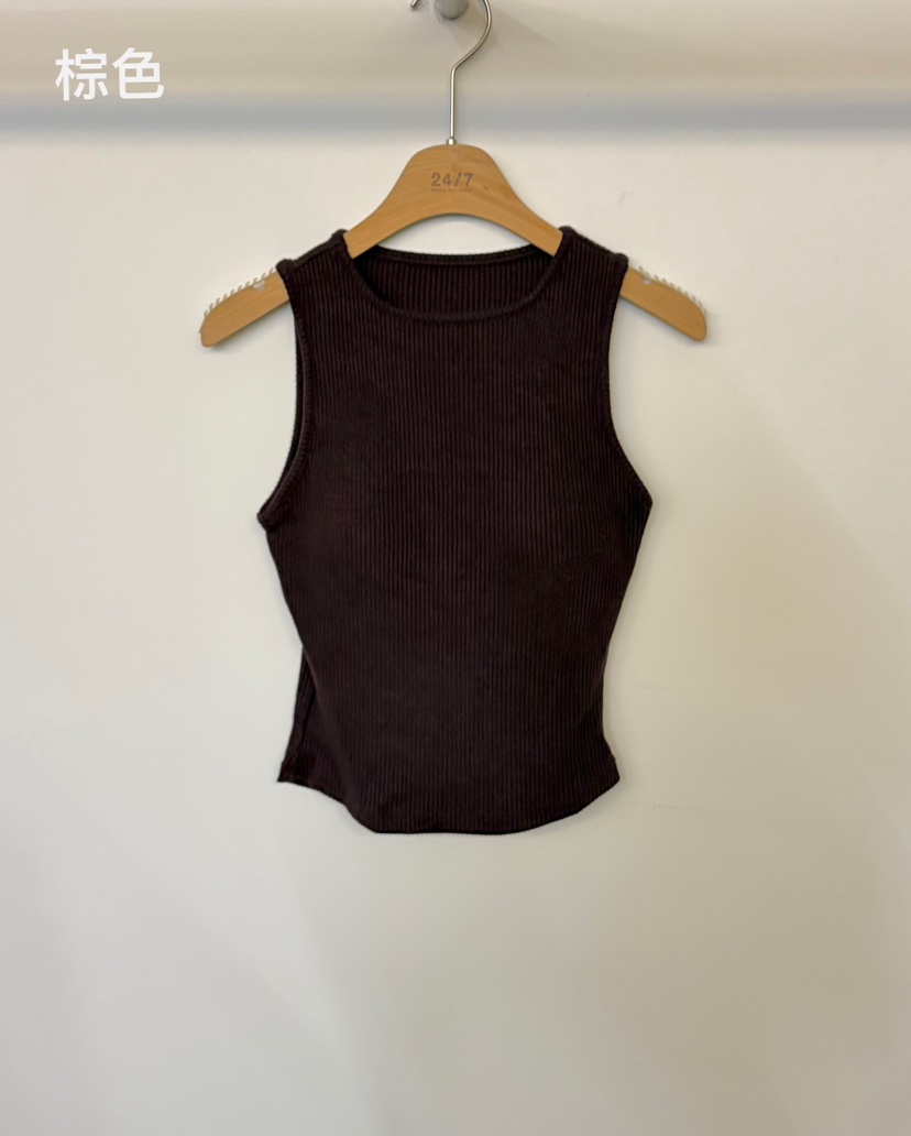 TWENTY FOUR SEVEN24-7韓國代購㊣女士新款推薦吊帶背心TEWNTY FOUR SEVEN24-7吊帶/背心圖色3