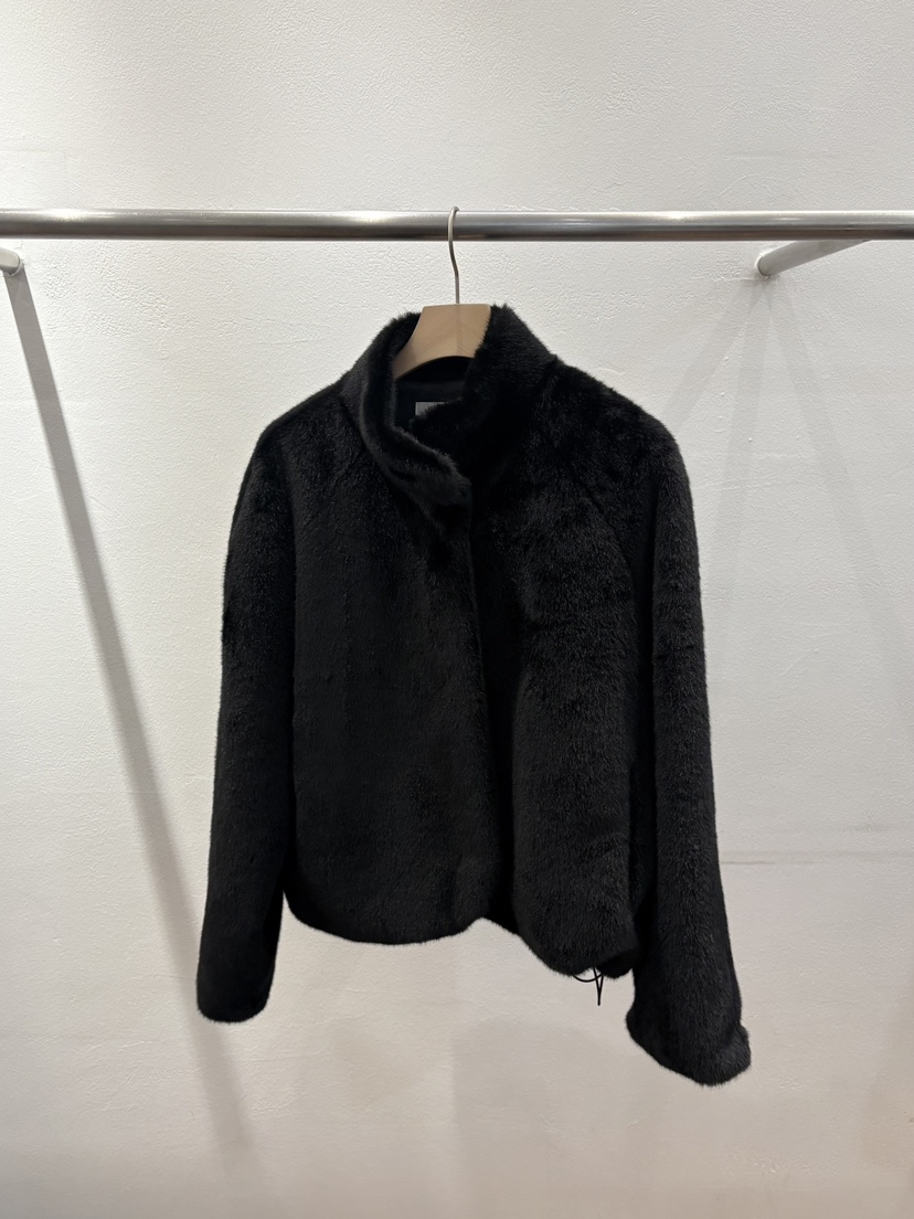 FL LANEL東大門㊣直郵女裝新品時尚職業真品熱賣25秋冬夾克貂皮FL LANEL夾克圖色2黑色