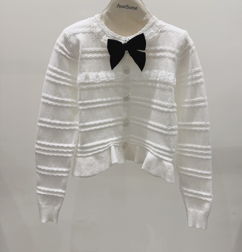 AWESOME-P東大門㊣直郵女士新品真品職業25秋冬針織衫開衫AWESOME-P針織衫