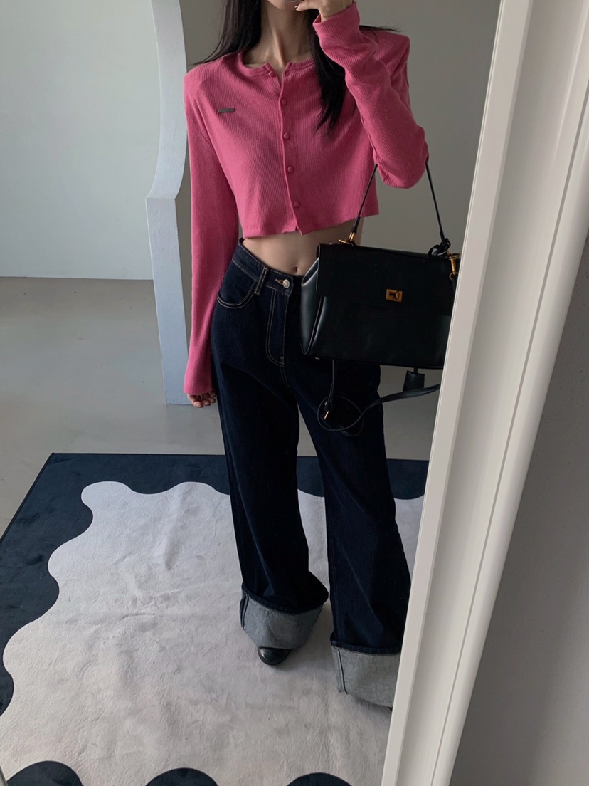 VERANDA東大門㊣直郵女士新款人氣真品25秋冬推薦牛仔褲不褪色VERANDA牛仔褲