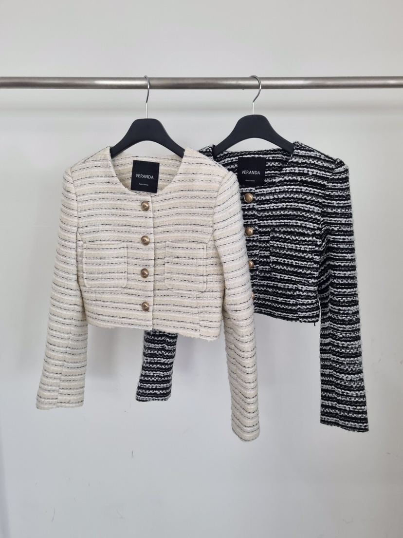 VERANDA東大門㊣實拍女裝新款休閑25秋冬時尚職業真品熱賣夾克VERANDA夾克