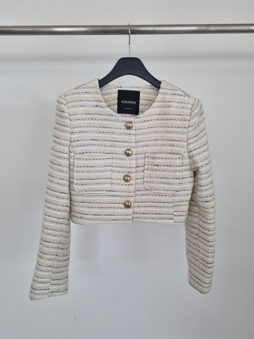 VERANDA東大門㊣實拍女裝新款休閑25秋冬時尚職業真品熱賣夾克VERANDA夾克