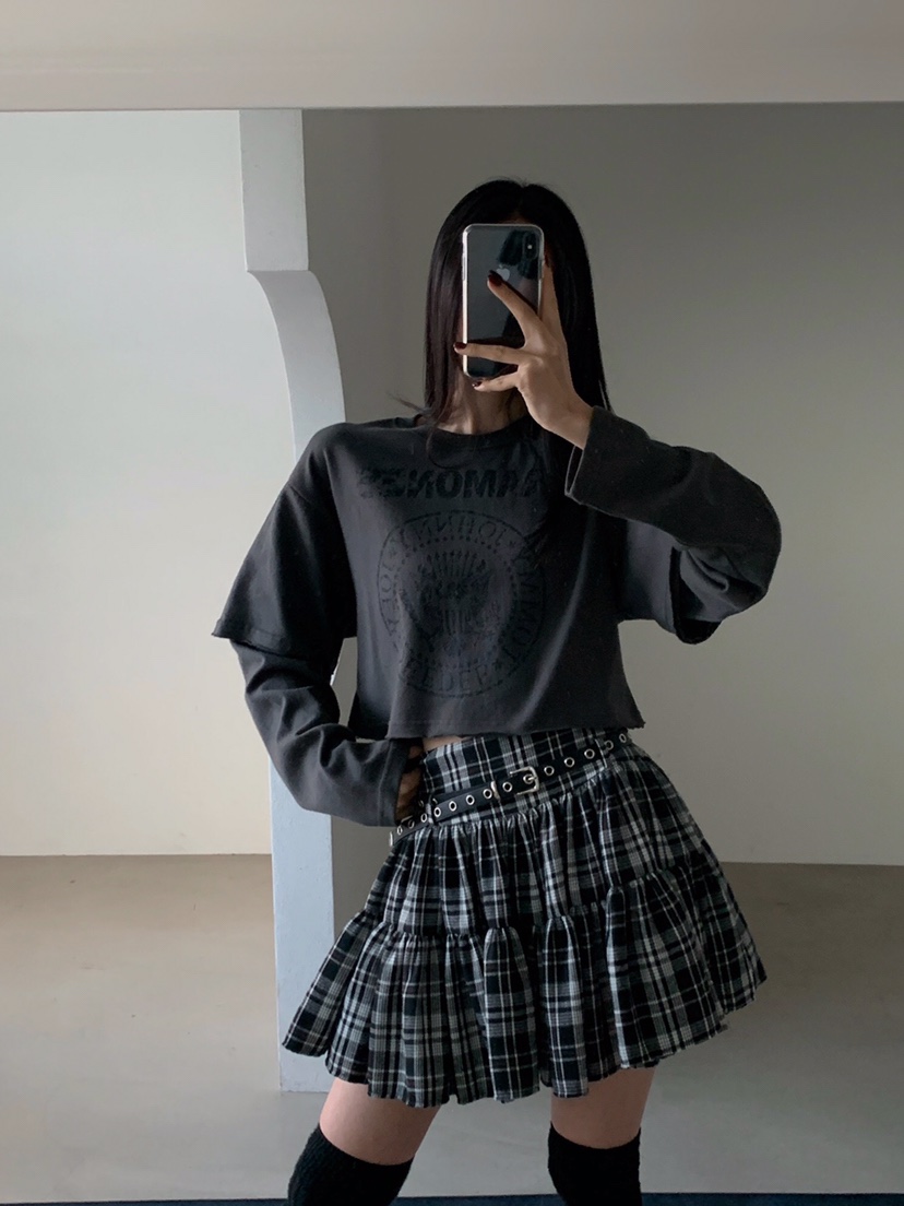 VERANDA東大門㊣代購女裝新款真品休閑25秋冬職業人氣長袖T恤VERANDA長袖T恤