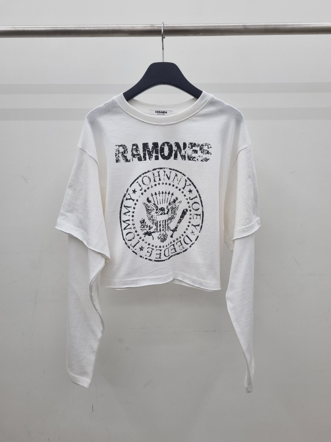 VERANDA東大門㊣代購女裝新款真品休閑25秋冬職業人氣長袖T恤VERANDA長袖T恤