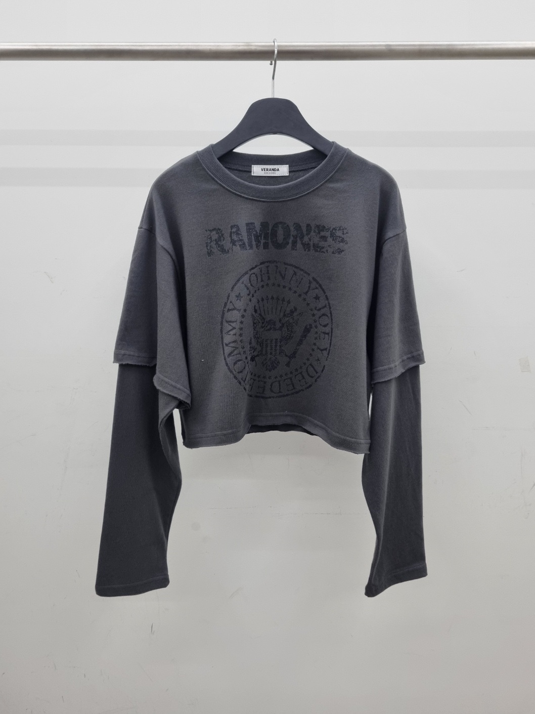 VERANDA東大門㊣代購女裝新款真品休閑25秋冬職業人氣長袖T恤VERANDA長袖T恤圖色3