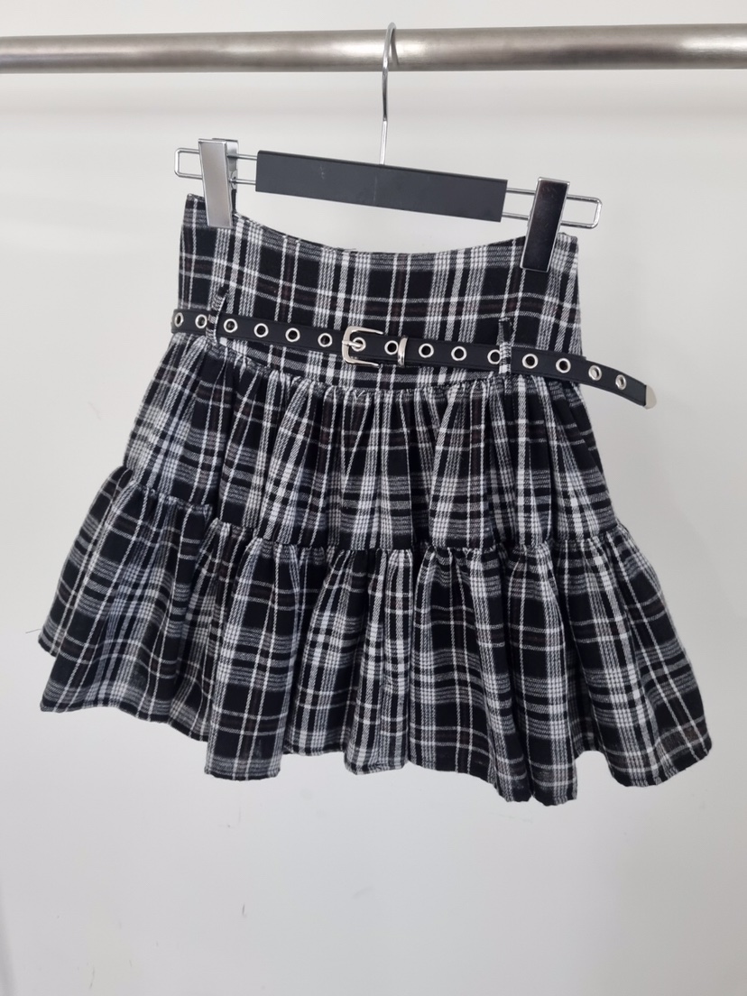 VERANDA東大門㊣直郵女士新款真品推薦25秋冬人氣短裙不含腰帶VERANDA短裙圖色2