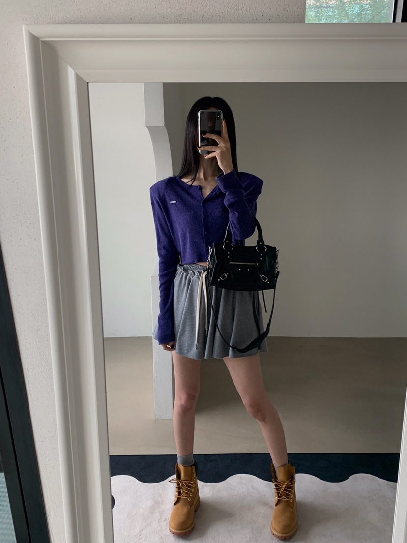 VERANDA韓國代購㊣女裝新品人氣職業25秋冬休閑針織衫安哥拉VERANDA針織衫