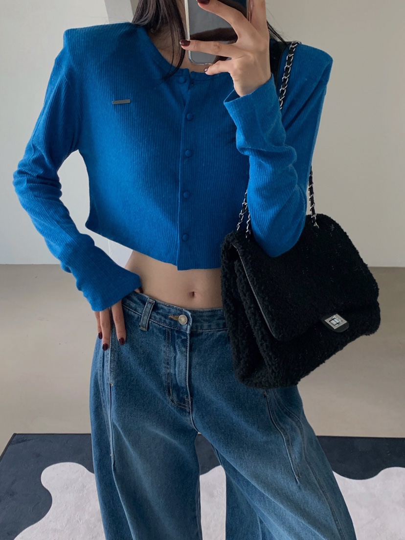 VERANDA韓國代購㊣女裝新品人氣職業25秋冬休閑針織衫安哥拉VERANDA針織衫