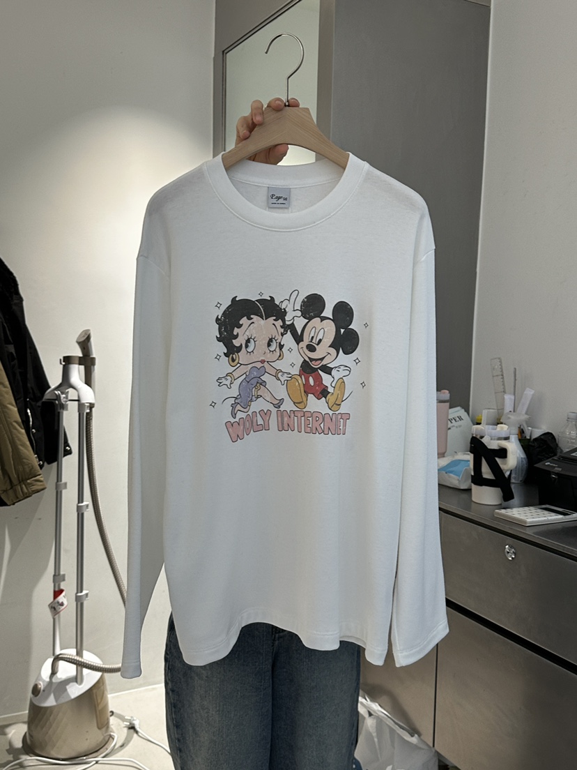 PEPPER-L韓國代購㊣女裝新品休閑人氣真品時尚長袖T恤加絨PEPPER長袖T恤圖色3