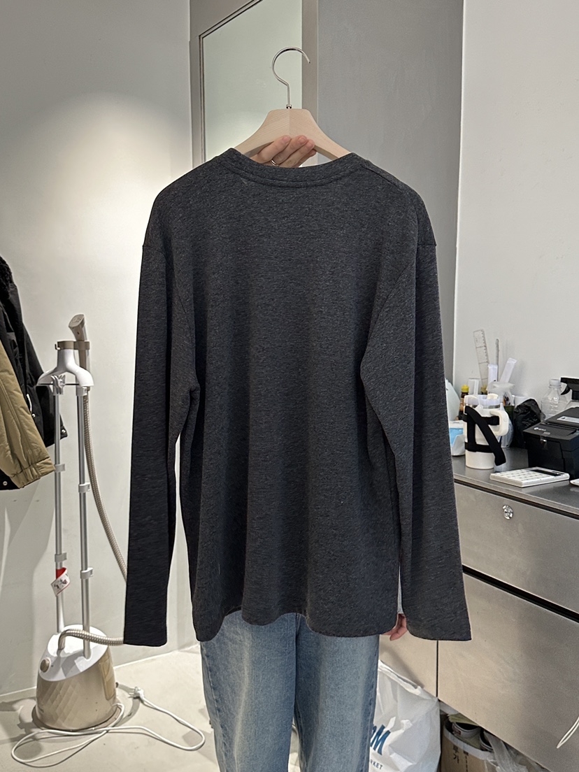 PEPPER-L東大門㊣代購女士新款25秋冬熱賣時尚長袖T恤加絨PEPPER長袖T恤