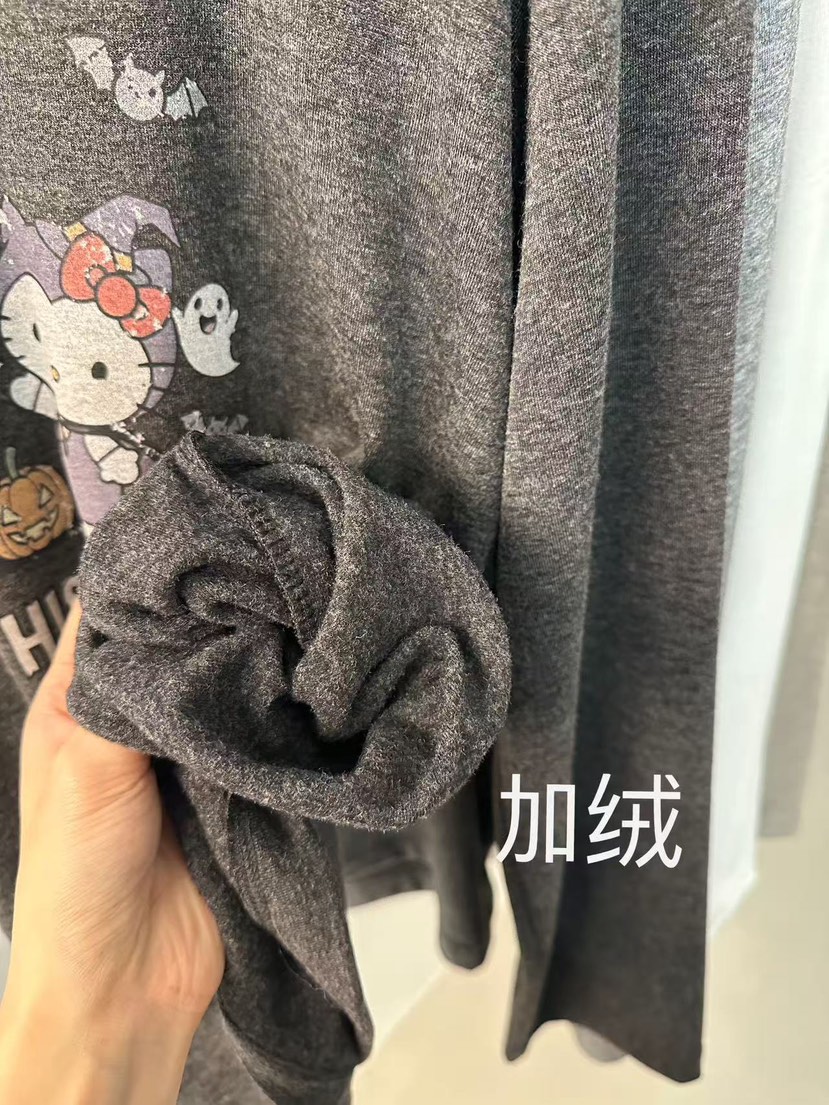 PEPPER-L東大門㊣代購女士新款25秋冬熱賣時尚長袖T恤加絨PEPPER長袖T恤