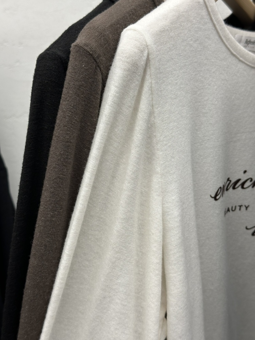 RE:FRESH-L韓國直郵㊣女士新品時尚熱賣職業休閑人氣真品T恤RE:FRESHT恤