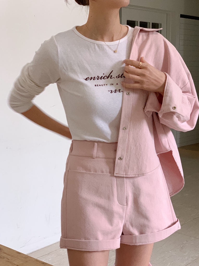 RE:FRESH-L韓國直郵㊣女士新品時尚熱賣職業休閑人氣真品T恤RE:FRESHT恤