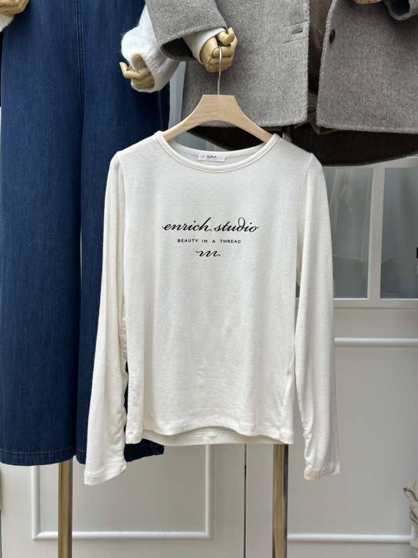 RE:FRESH-L韓國直郵㊣女士新品時尚熱賣職業休閑人氣真品T恤RE:FRESHT恤