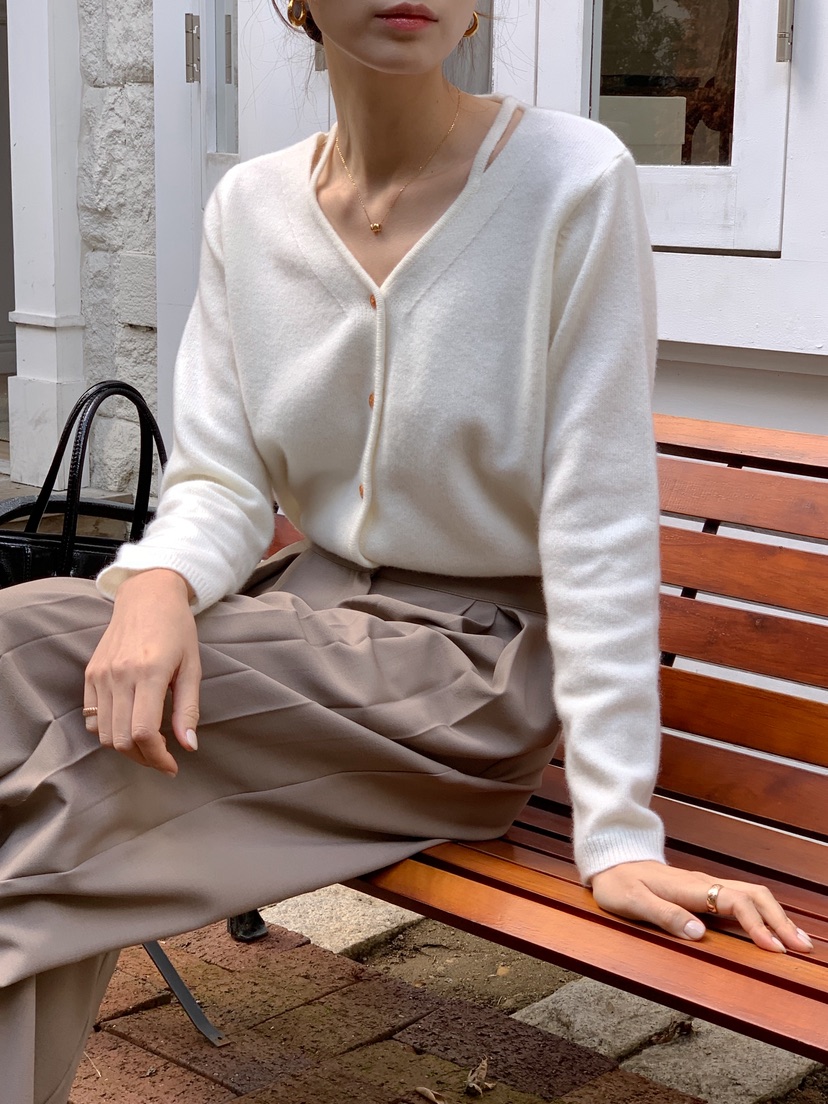 RE:FRESH-L東大門㊣直郵女裝新品休閑25秋冬職業推薦針織衫RE:FRESH針織衫