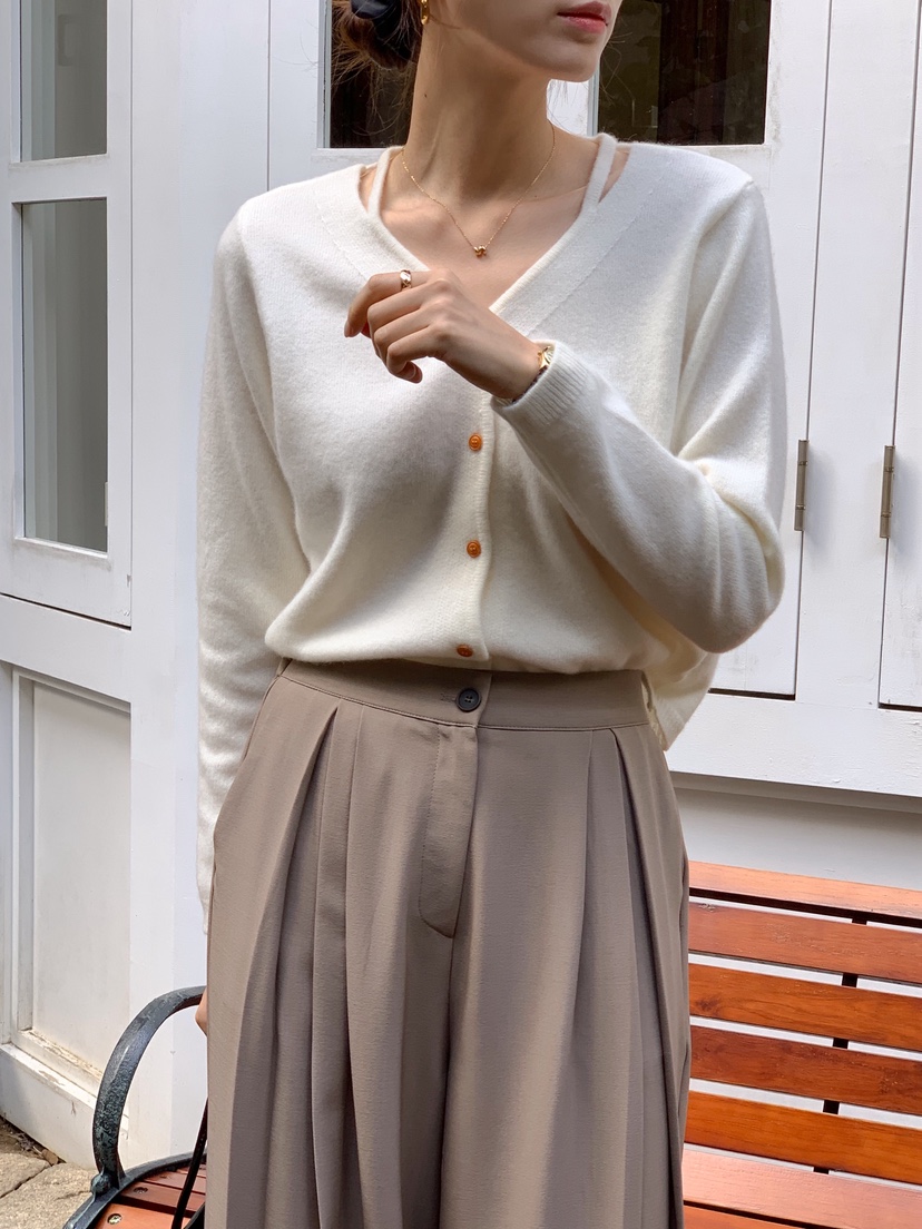 RE:FRESH-L東大門㊣直郵女裝新品休閑25秋冬職業推薦針織衫RE:FRESH針織衫