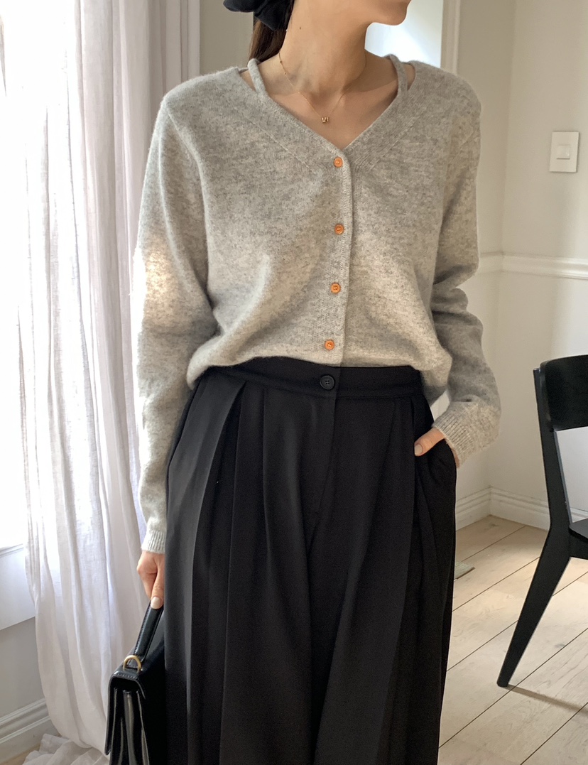 RE:FRESH-L東大門㊣直郵女裝新品休閑25秋冬職業推薦針織衫RE:FRESH針織衫