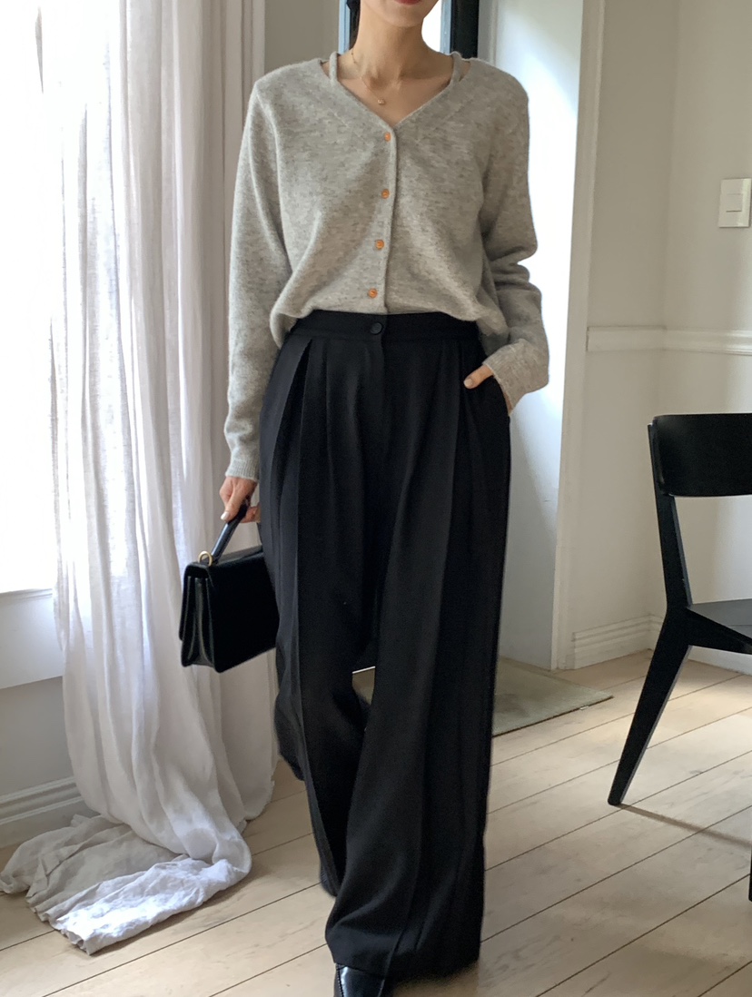 RE:FRESH-L東大門㊣直郵女裝新品休閑25秋冬職業推薦針織衫RE:FRESH針織衫