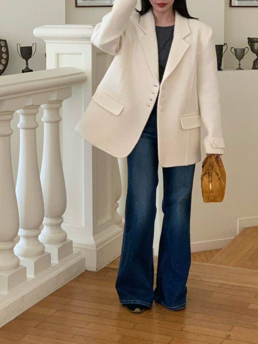 REVE CITE-L韓國代購㊣女裝新品熱賣職業人氣推薦真品牛仔褲REVE CITE牛仔褲