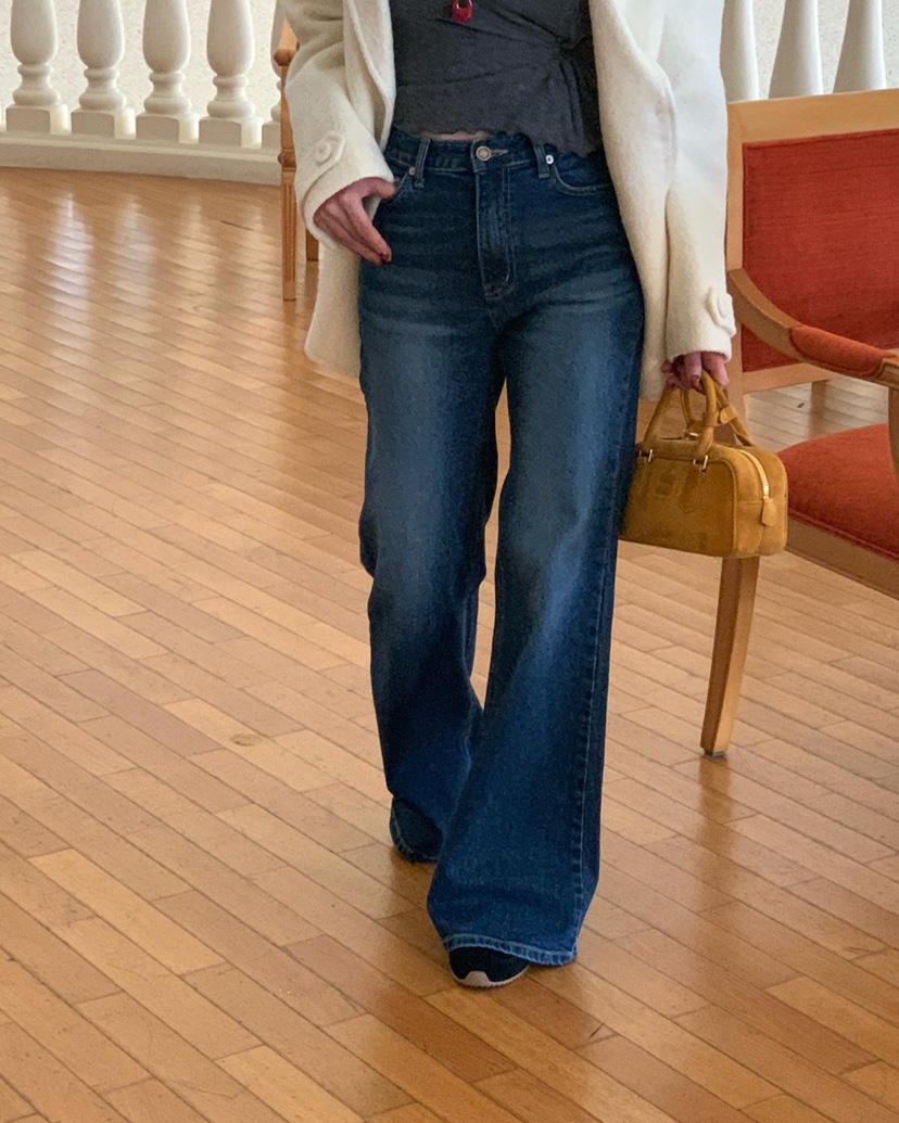 REVE CITE-L韓國代購㊣女裝新品熱賣職業人氣推薦真品牛仔褲REVE CITE牛仔褲