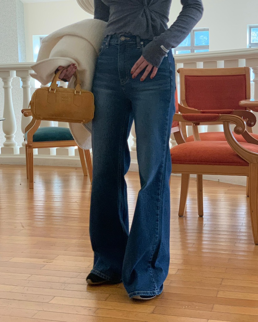 REVE CITE-L韓國代購㊣女裝新品熱賣職業人氣推薦真品牛仔褲REVE CITE牛仔褲