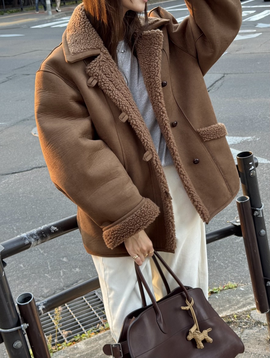 THE ABLE韓國直郵㊣女士新品推薦時尚25秋冬真品人氣短款大衣THE ABLE/TA短款大衣