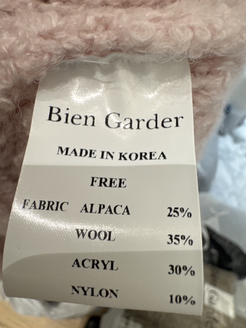 BIEN GARDER韓國直郵㊣女裝新款人氣職業針織衫含圍巾羊毛BIEN GARDER針織衫