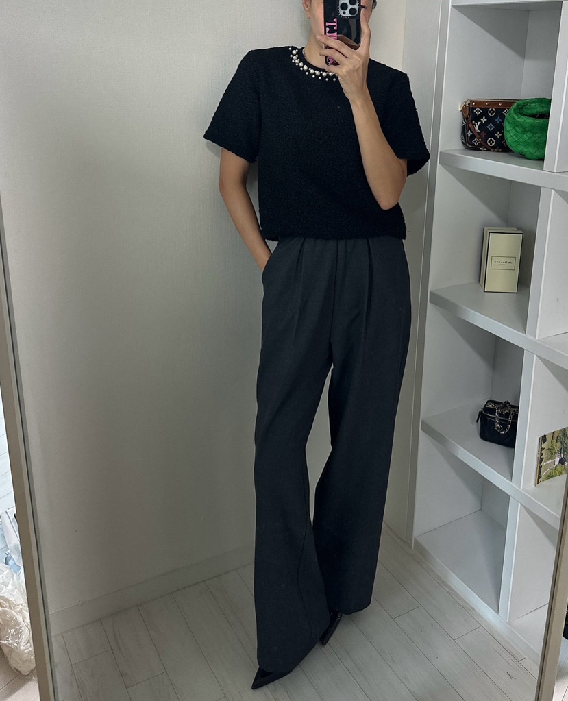 SOUIT東大門㊣實拍女士新款25秋冬真品熱賣推薦人氣時尚休閑褲SOUIT by mabel-L休閑褲