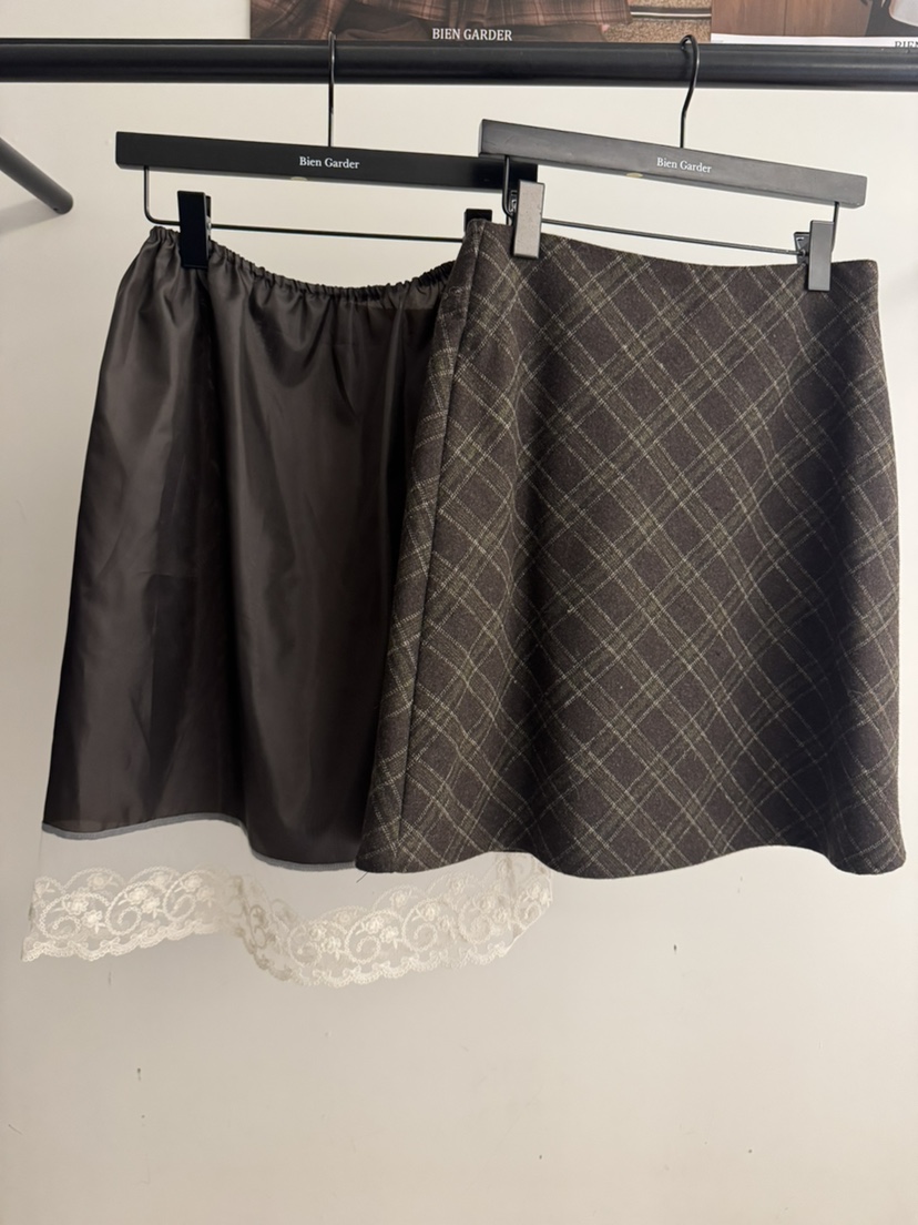 BIEN GARDER東大門㊣直郵女士新款熱賣推薦時尚短裙可拆卸BIEN GARDER短裙
