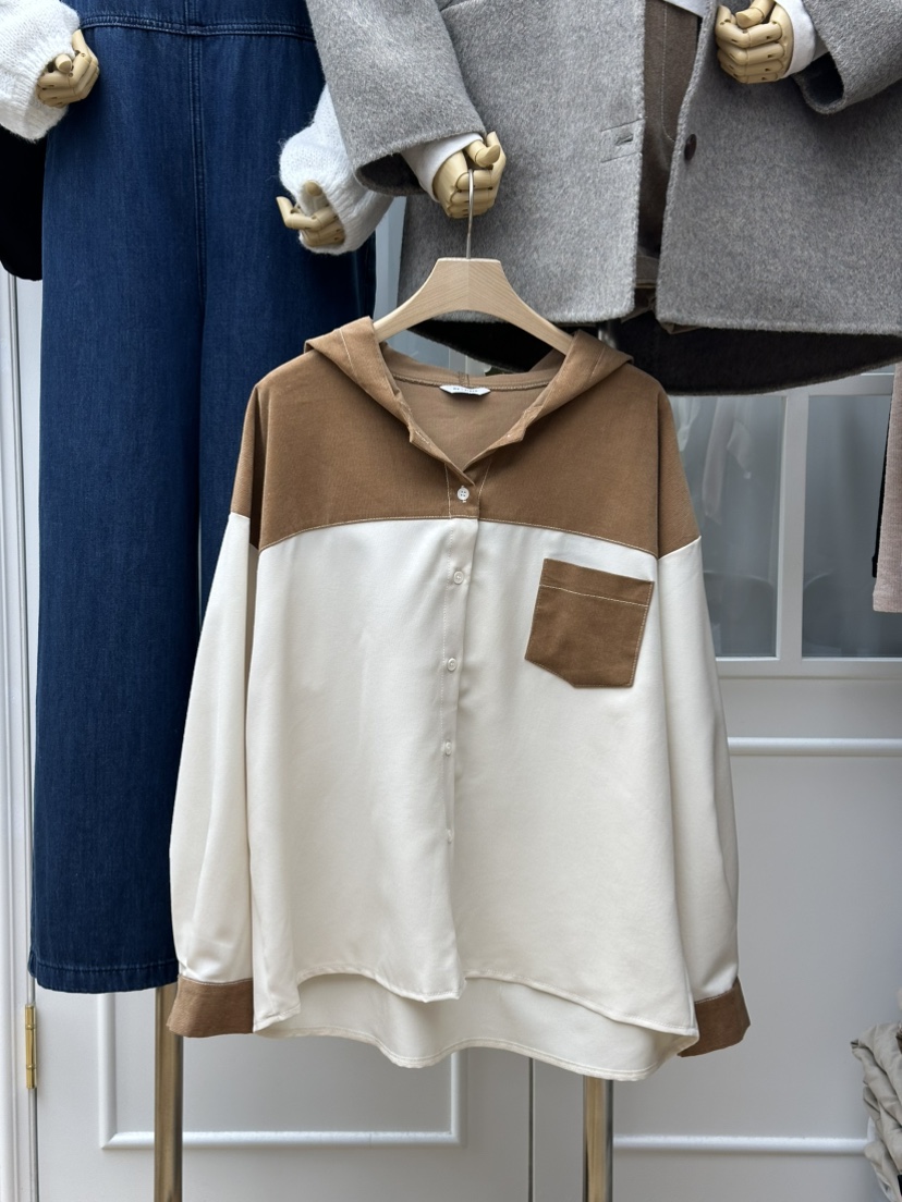 RE:FRESH-L韓國直郵㊣女士新品推薦時尚25秋冬人氣襯衫蕾絲衫RE:FRESH襯衫/蕾絲衫