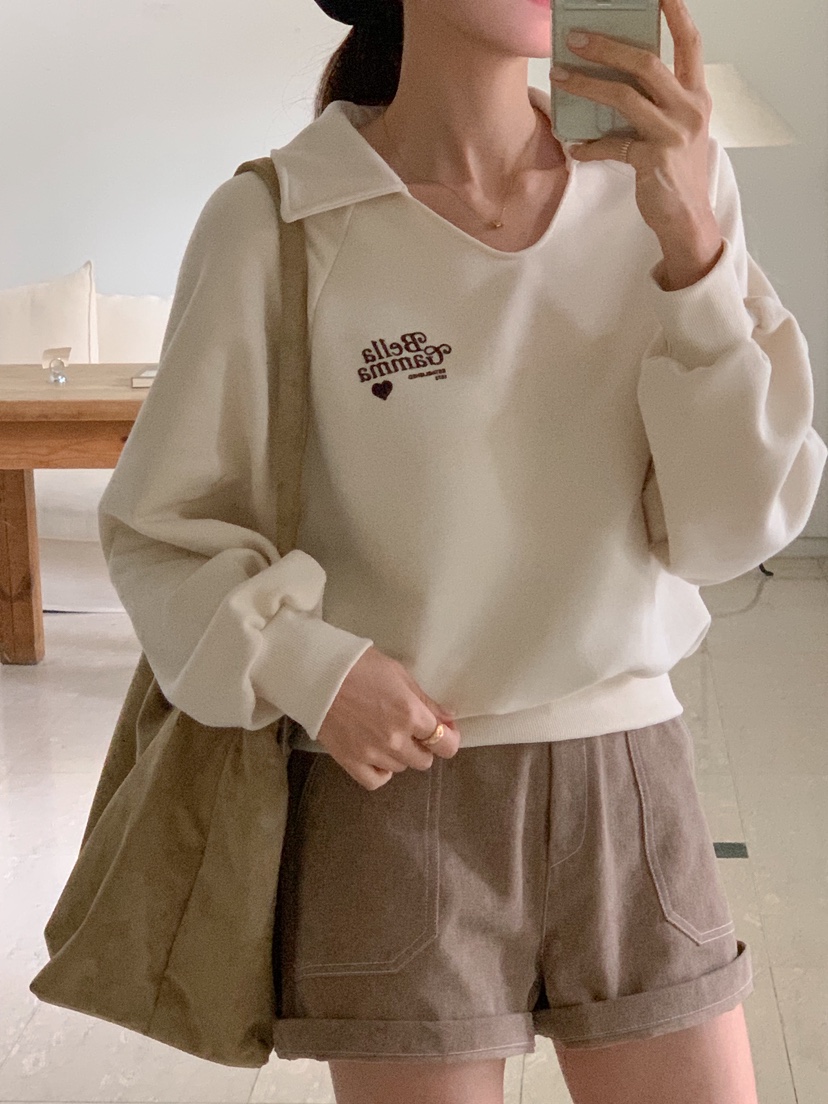 RE:FRESH-L東大門㊣直郵女士新品休閑時尚熱賣人氣25秋冬衛衣RE:FRESH衛衣